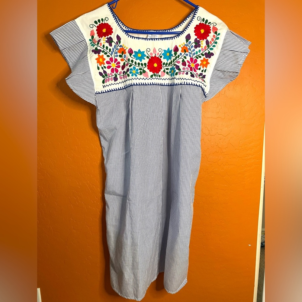 Mexican Embroidered Dress